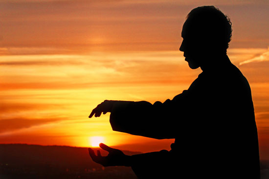 Qigong trænes gerne udendørs.